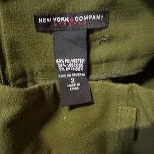 New York & Company Green Military Field Jacket